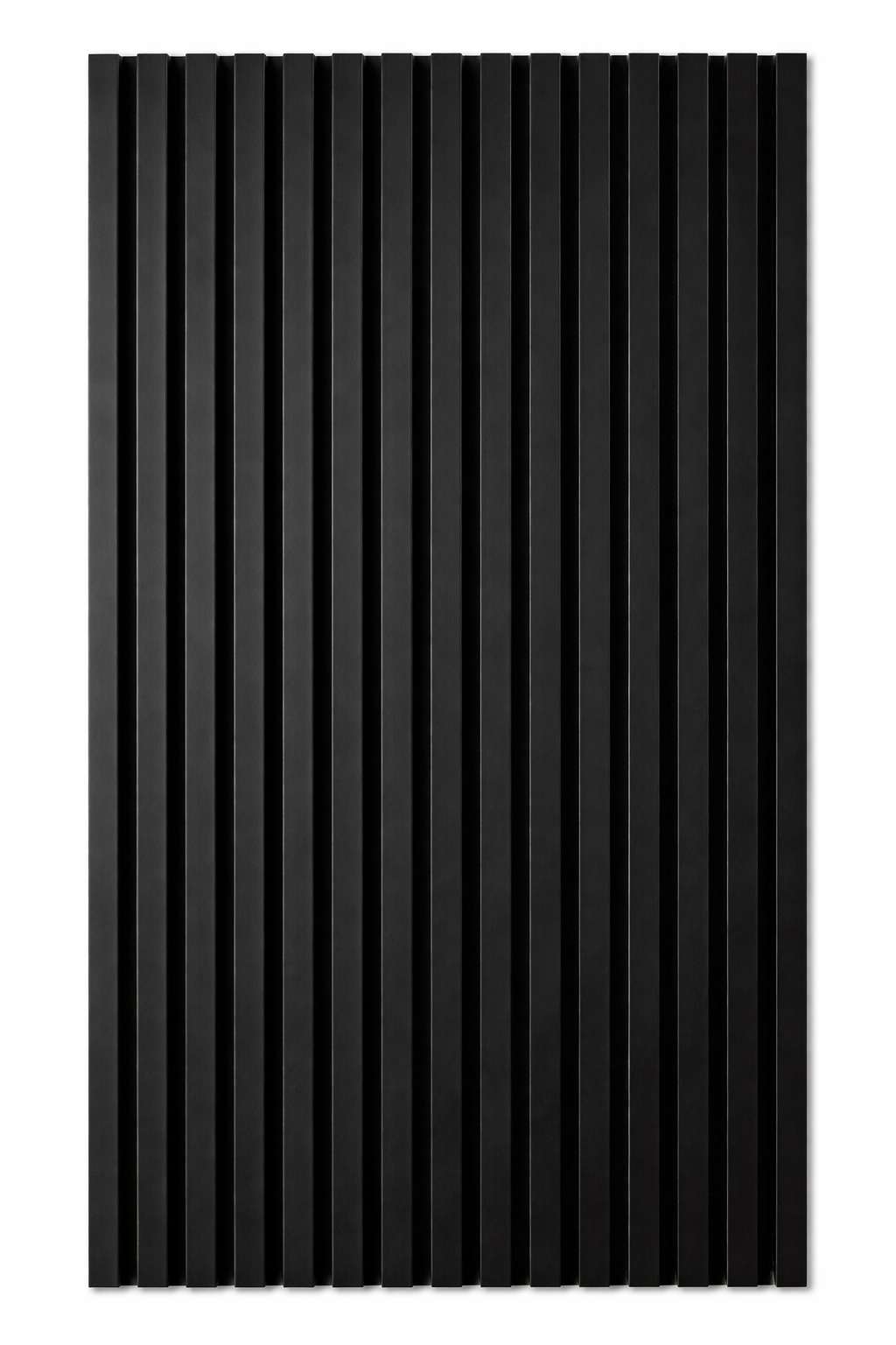 Panou Riflaj Decorativ, MDF, 2800 x 50 x 24 mm, Negru