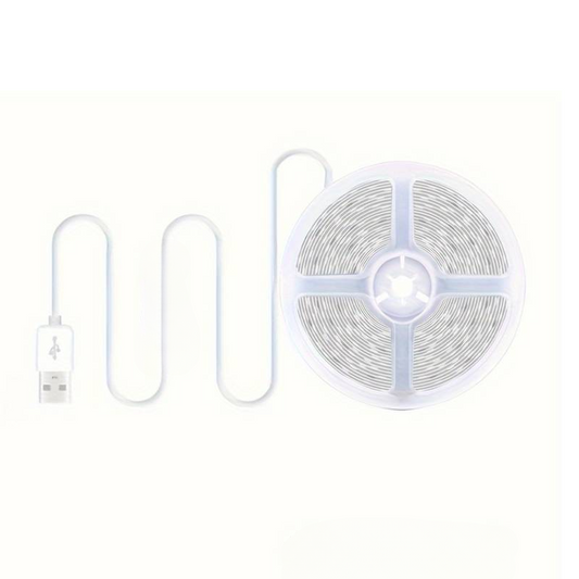 Banda LED de culoare Alb Cald pentru Dormitor, TV, Living sau orice Incapere, conectivitate USB, 10 m - InteriorLuxDesign