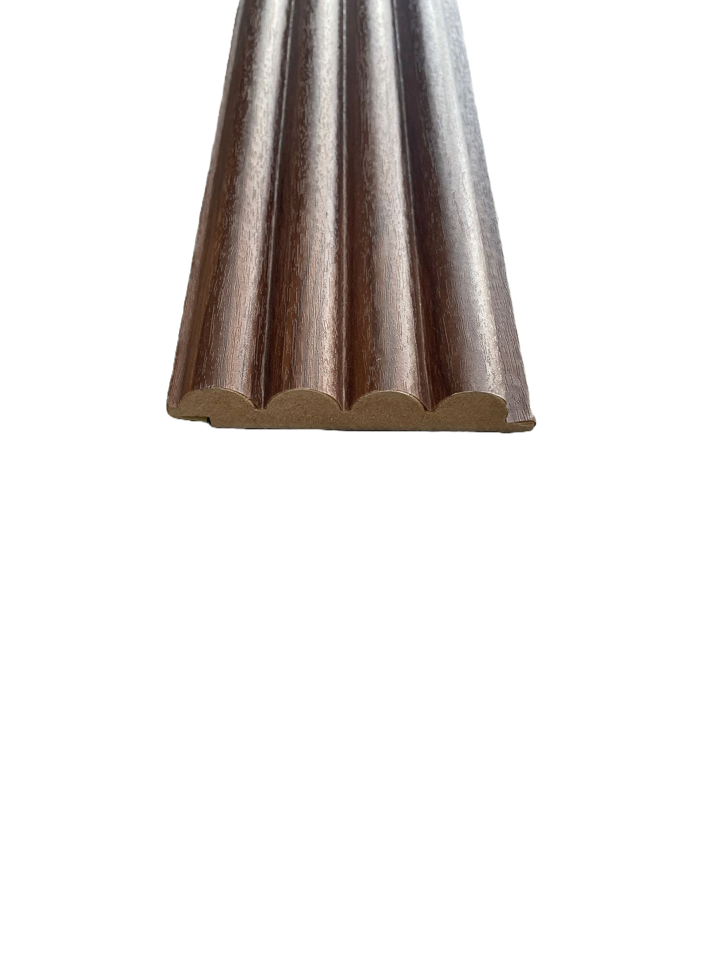 Panou Riflaj Decorativ Deniz, MDF, 2800 x 100 mm, Maro