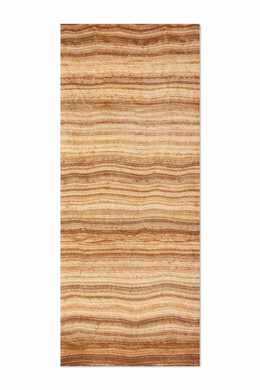Placa Decorativa SPC Imitatie Marmura, 2800 x 1200 x 3 mm, Brown Waves (Suprafata Lucioasa)