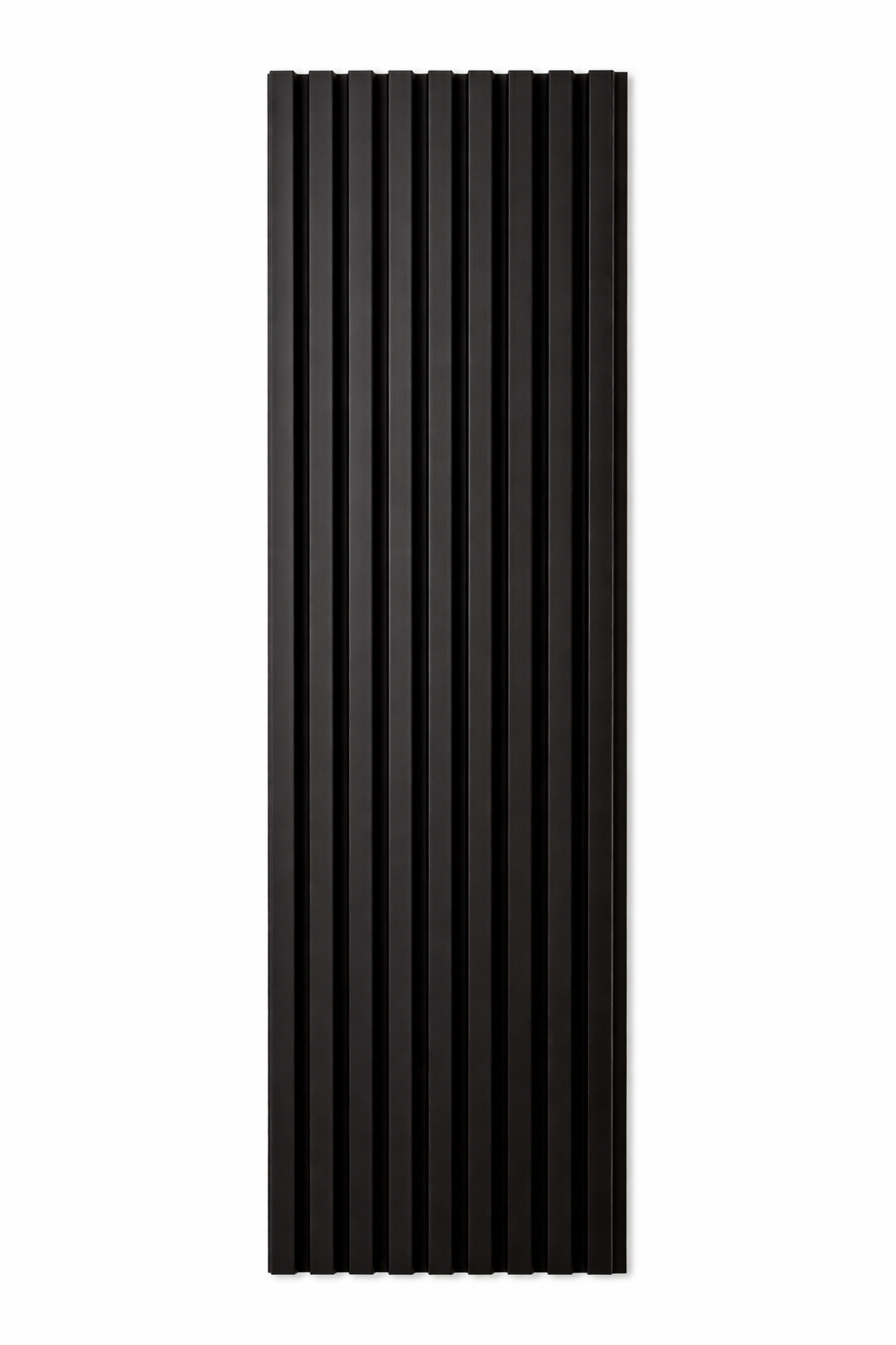 Panou Riflaj Decorativ, MDF, 2800 x 50 x 24 mm, Negru