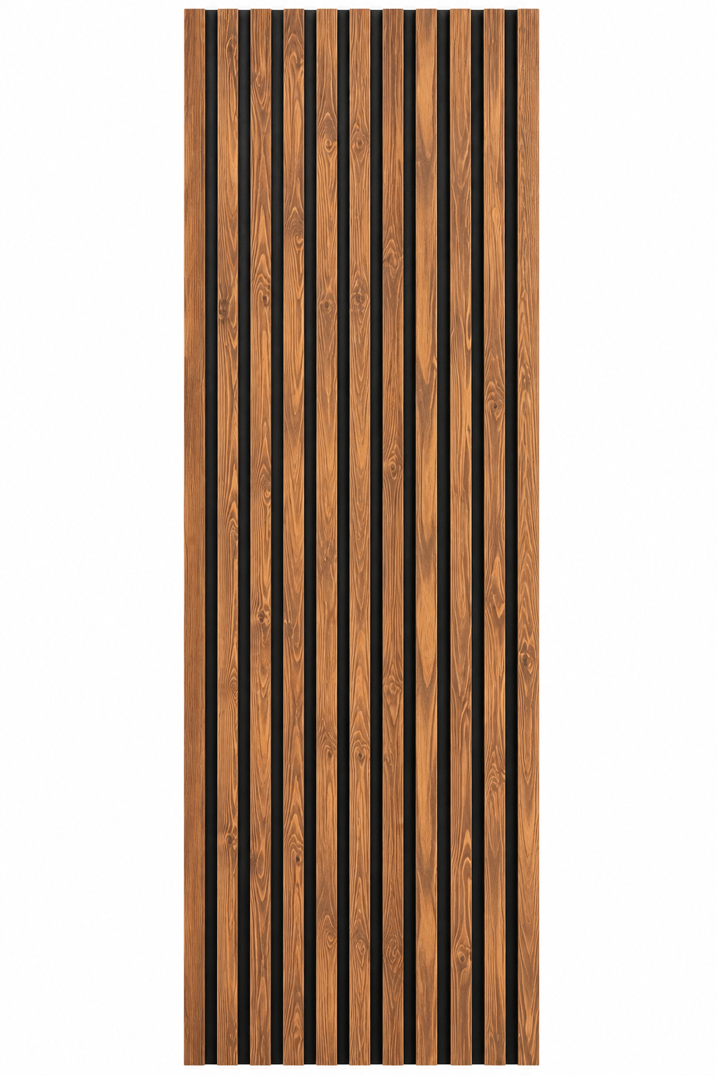Panou Riflaj Decorativ, MDF, 2800 x 500 x 10 mm, Stejar Cognac