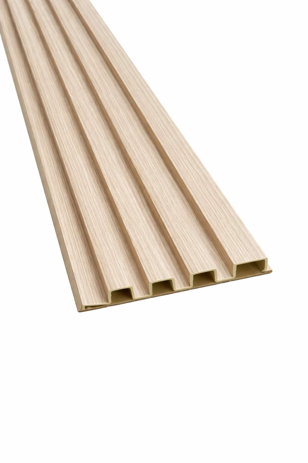 Panou Riflaj Decorativ, WPC, 2800 x 170 mm, Maro Deschis