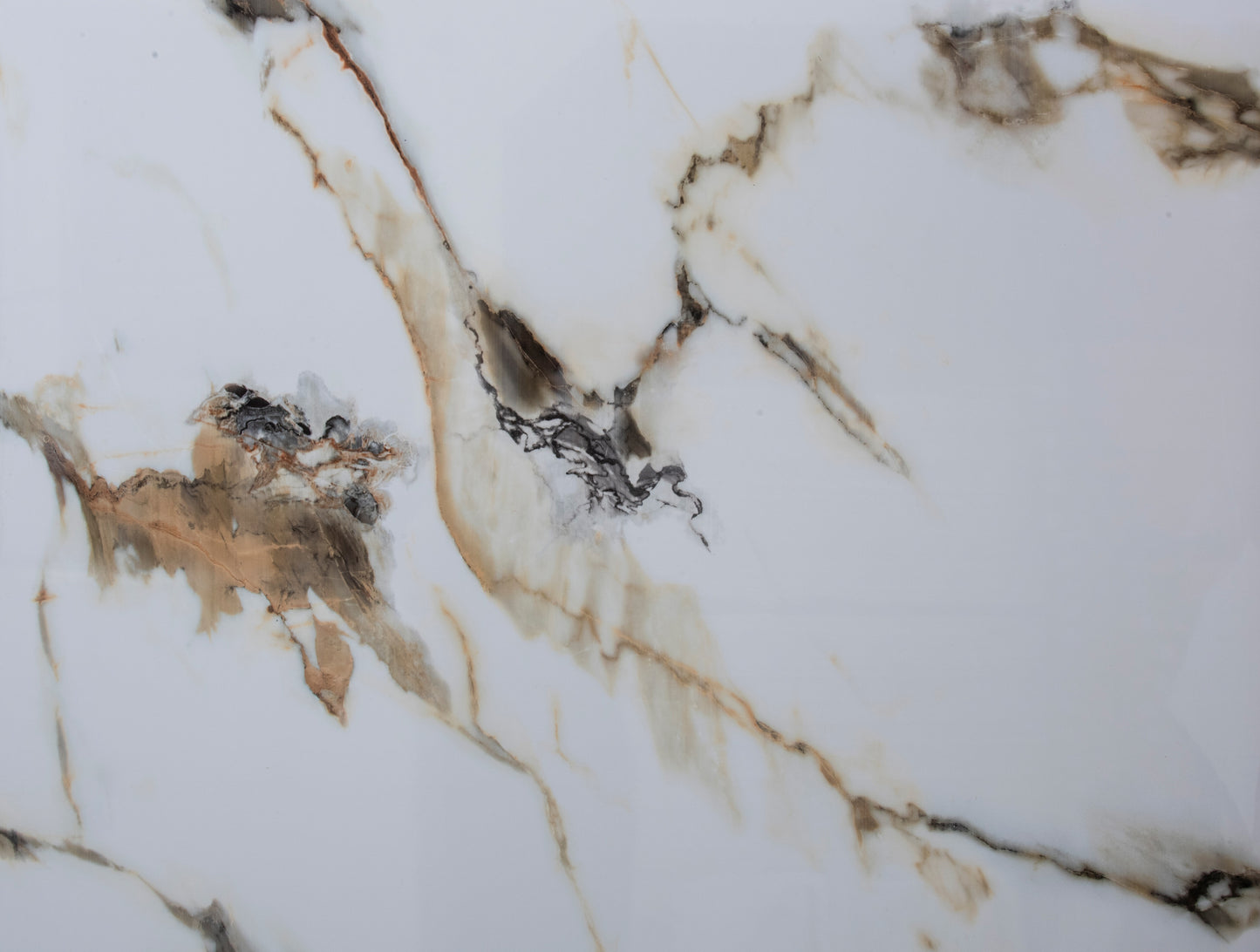 Placa Decorativa PVC Imitatie Marmura, 2800x1200 mm, White Sensation - PanelDecorArt