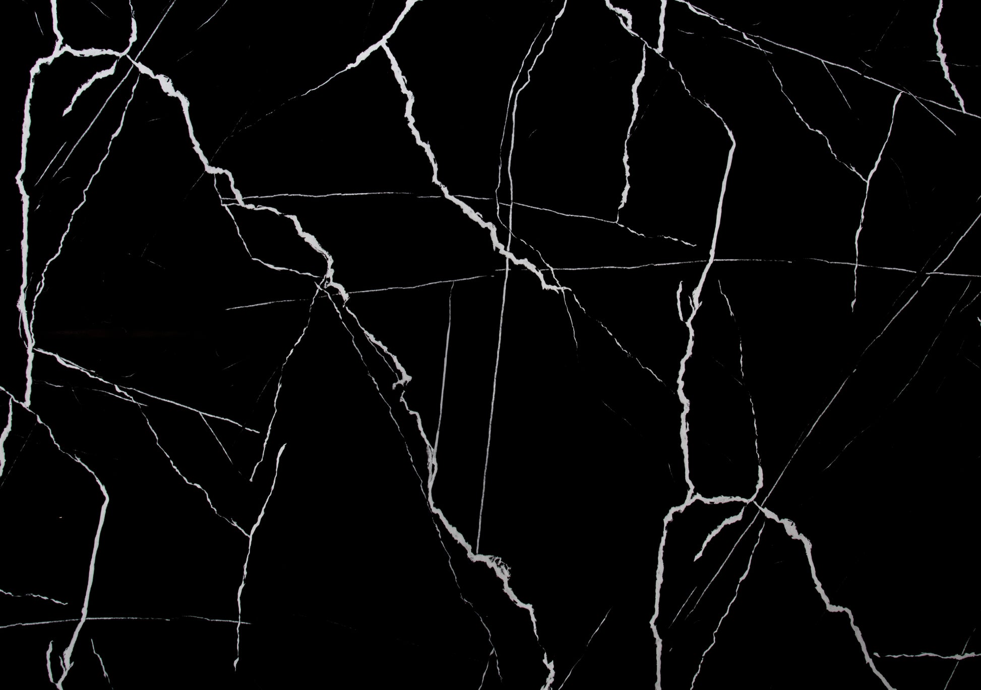 Placa Decorativa PVC Imitatie Marmura, 2800x1200 mm, Negru cu Alb - PanelDecorArt