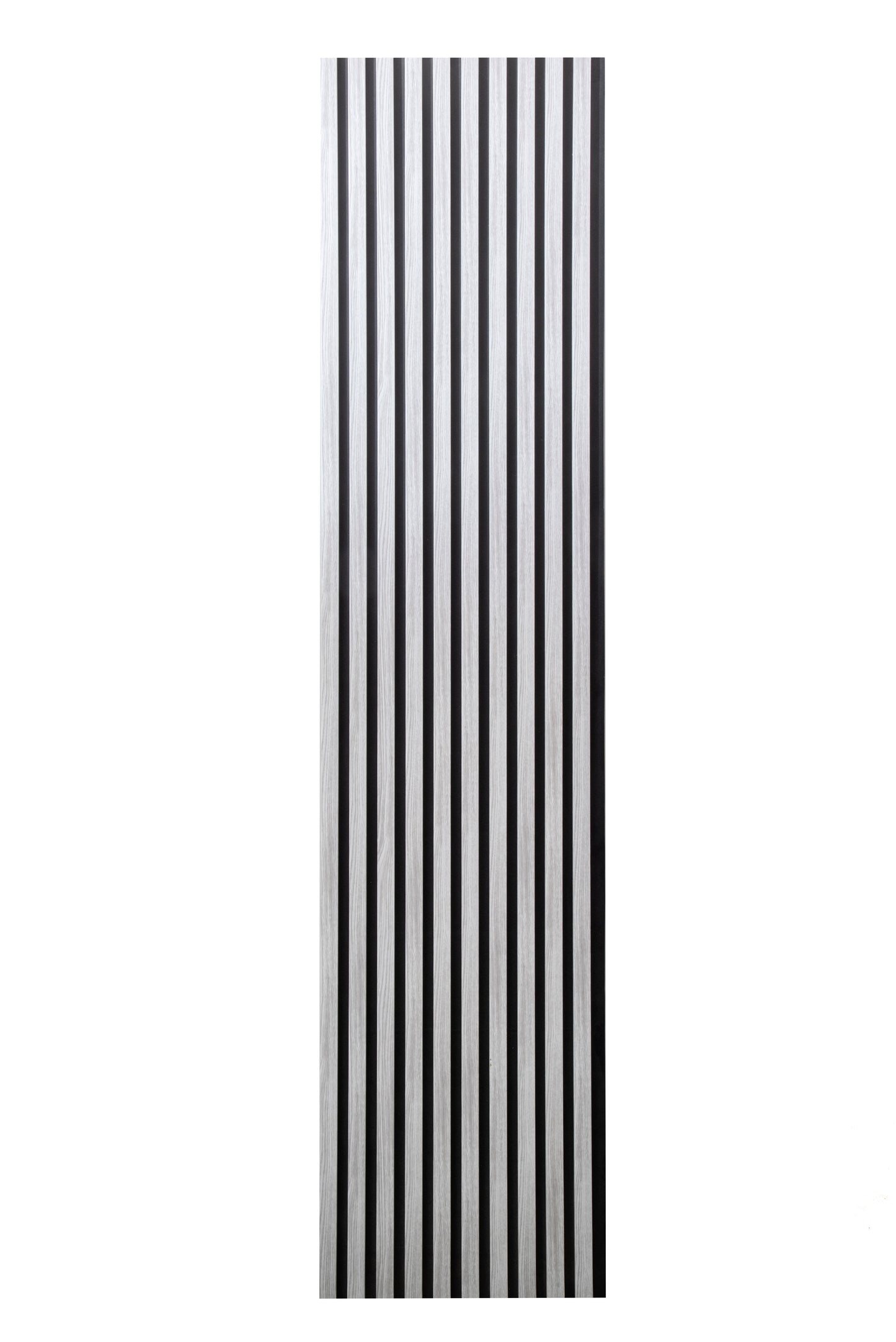 Panou Riflaj Decorativ Acustic, MDF, 2800 x 500 mm, Gri Deschis - PanelDecorArt