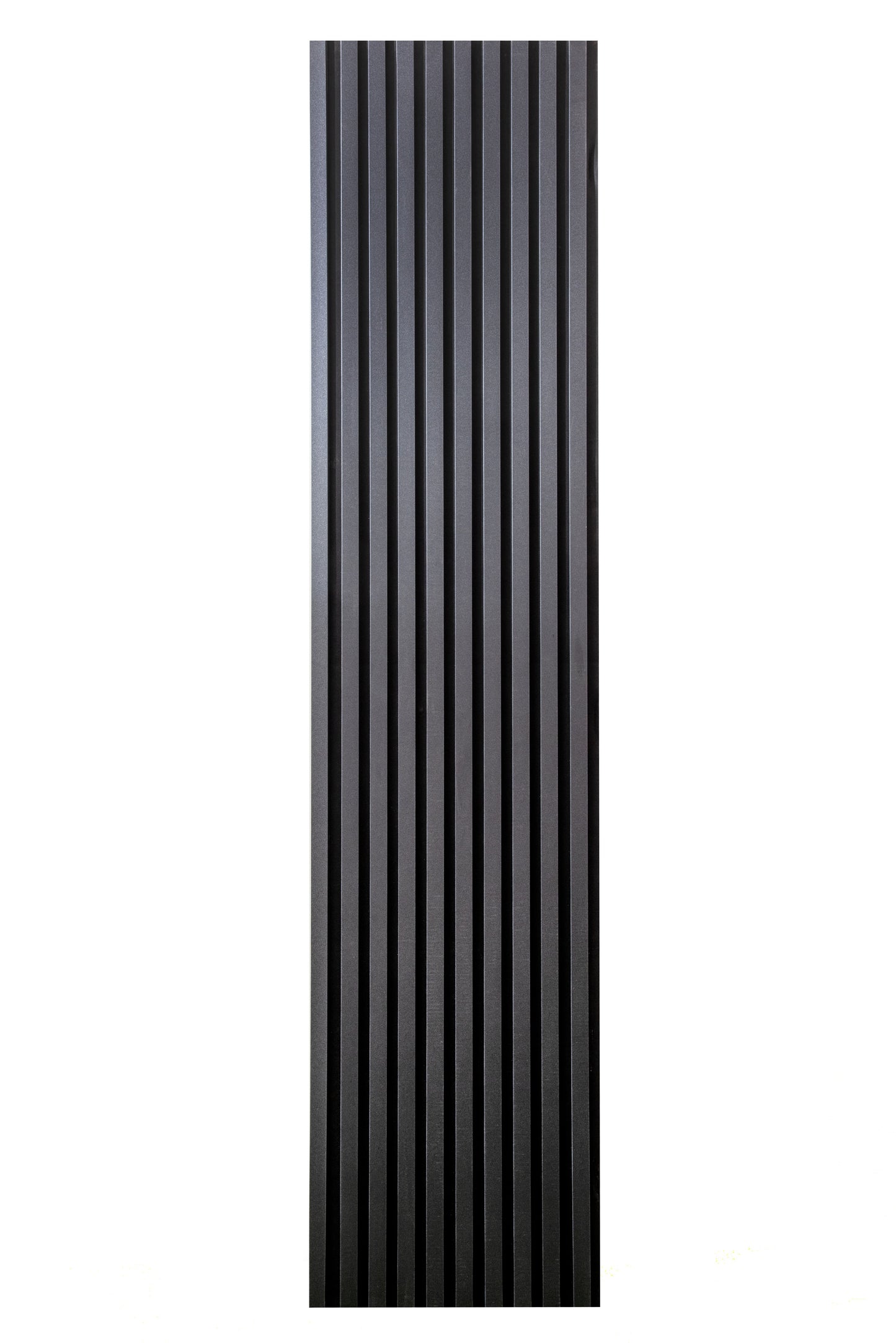 Panou Riflaj Decorativ Acustic, MDF, 2800 x 500 mm, Gri Inchis - PanelDecorArt