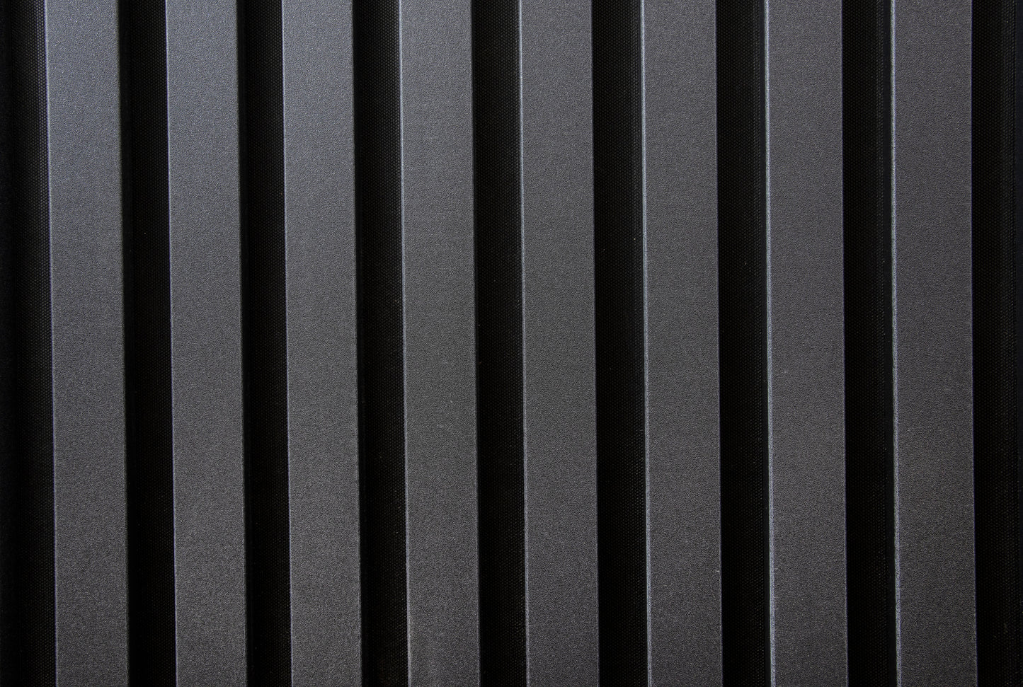 Panou Riflaj Decorativ Acustic, MDF, 2800 x 500 mm, Gri Inchis - PanelDecorArt