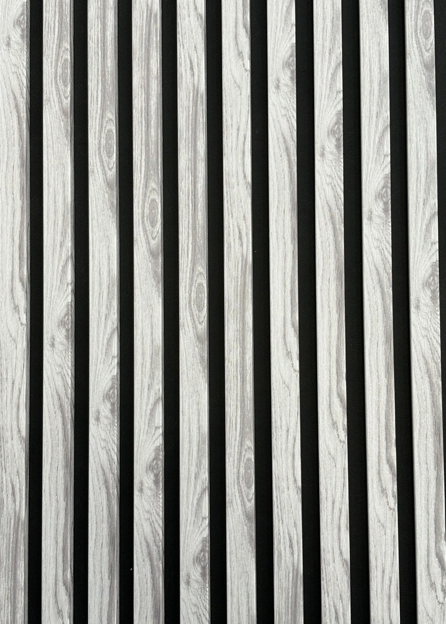 Panou Riflaj Decorativ, MDF, 2800 x 50 x 24 mm, Alb cu Imprimeu