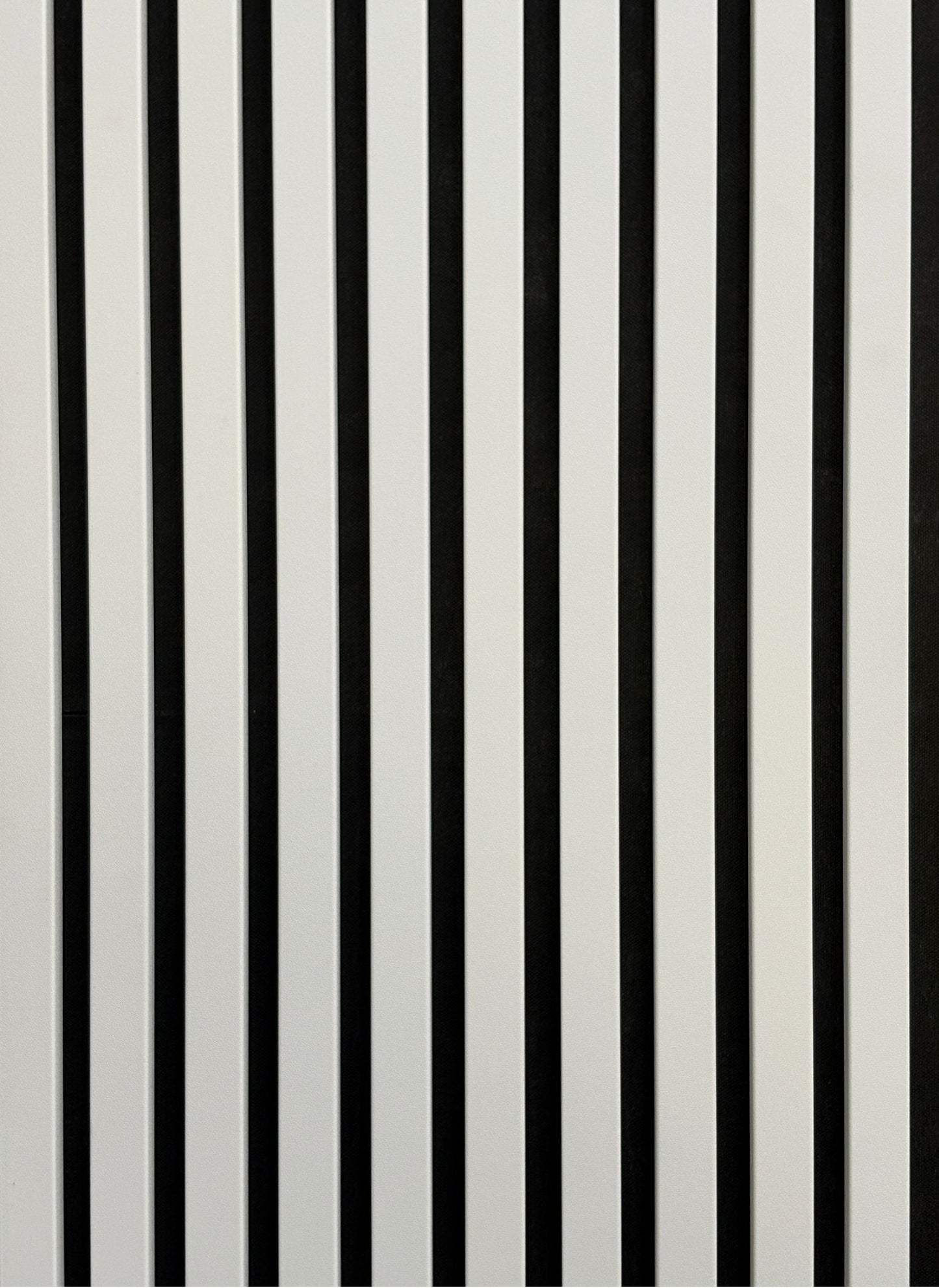 Panou Riflaj Decorativ, MDF, 2800 x 50 x 24 mm, Alb Simplu